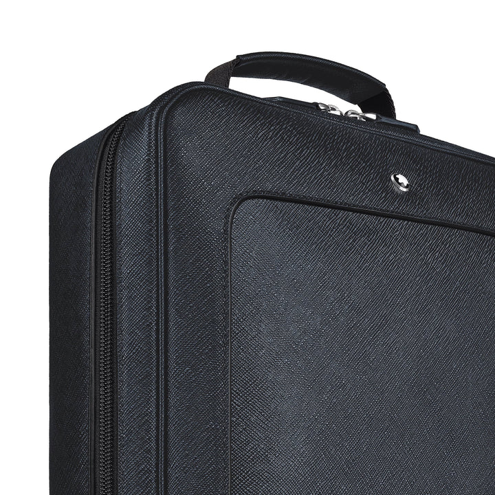 Montblanc rechteckiger Rucksack Companion Tweedblau 222875