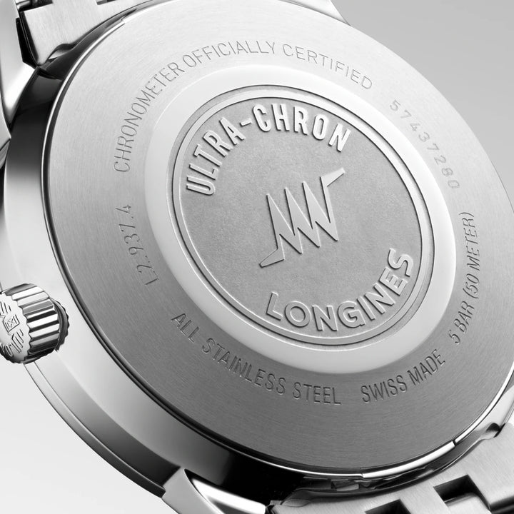 Longines ur Ultra-Chron Classic 37mm sølv automatisk stål L2.537.4.72.6
