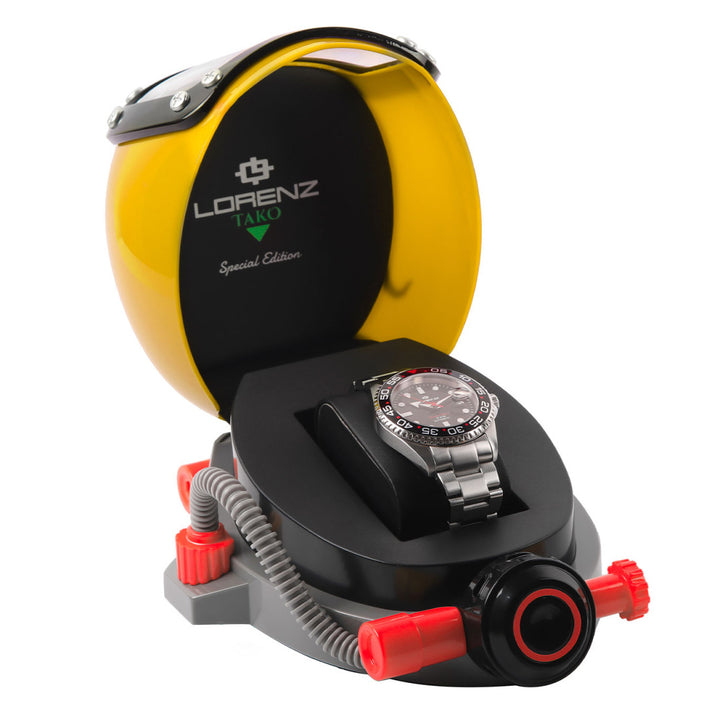 Lorenz Tako 43mm sort automatisk stålur 030254HH