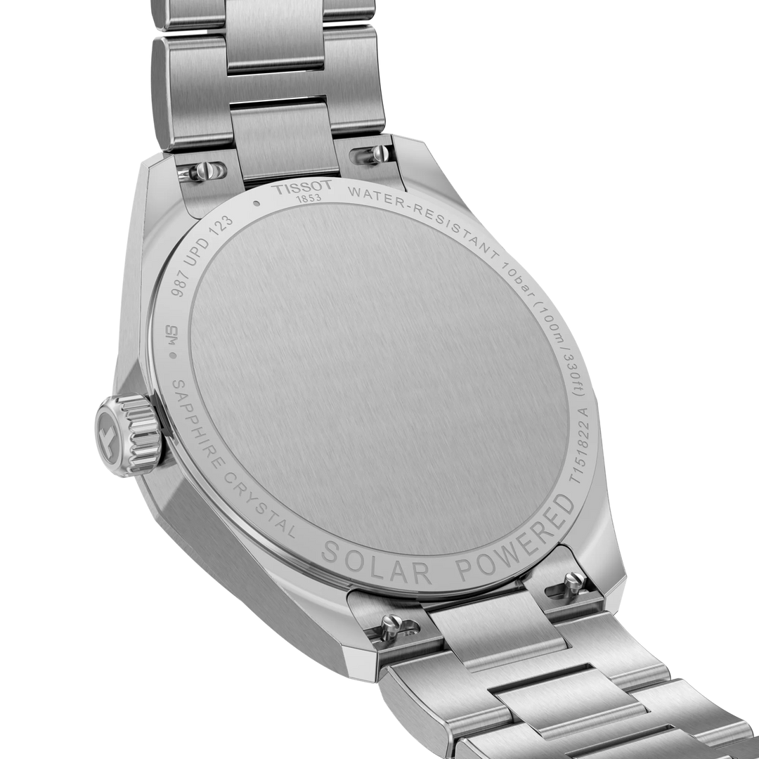 Tissot PRC 100 Solar 39 mm hellblauer Quarzstahl T151.822.11.351.00