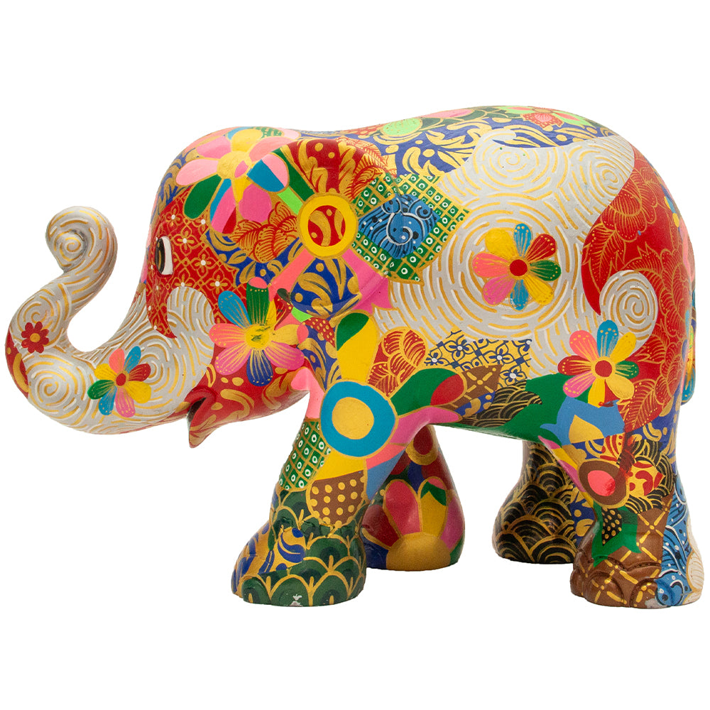 Elephant Parade elefant Sarong 20cm Limited Edition Narin Kantawong Sarong 20