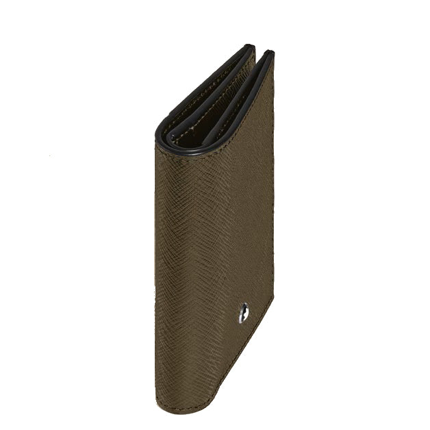 Montblanc mini wallet 4 pockets Sartorial leather khaki 221508