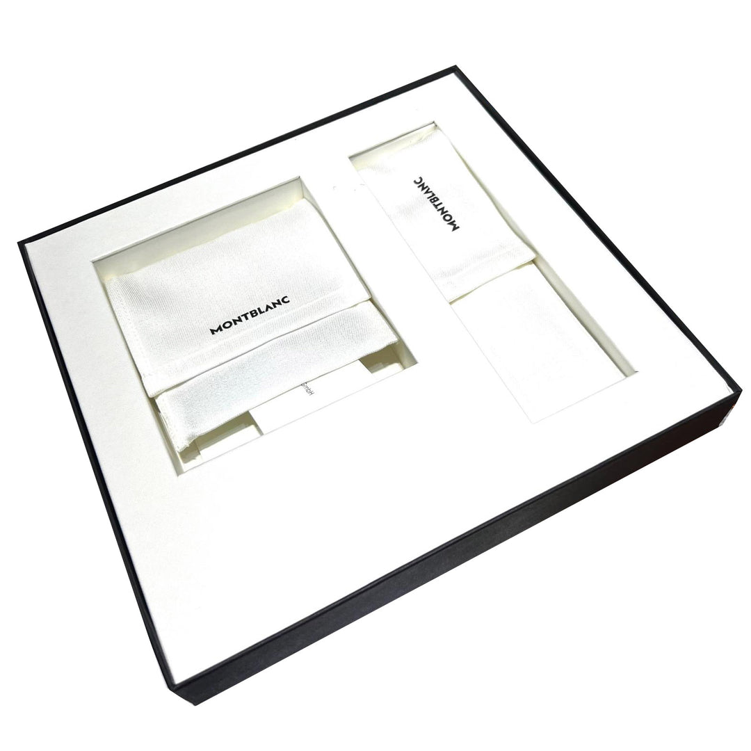 Montblanc sæt Pix kugle- og kreditkortholder 6cc Meisterstuck sort 137793