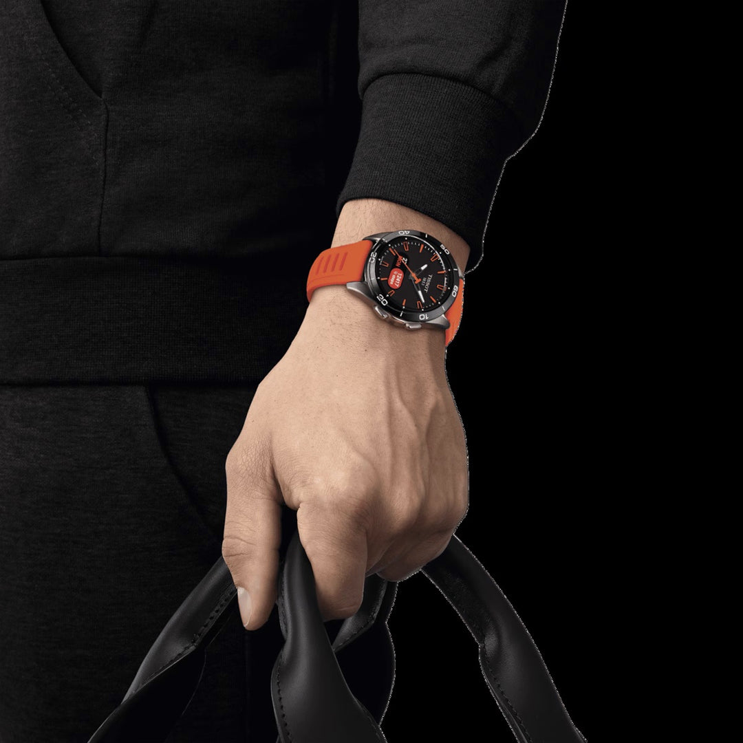 Tisssot watch T-Touch Connect Sport 43.75mm orange quartz titanium T153.420.47.051.02