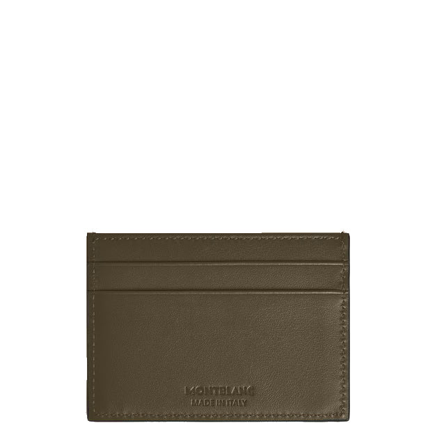 Montblanc 5-Pocket-Kartenetui aus Extreme-Khaki-Leder 221422