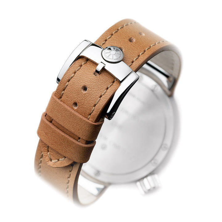 Giuliano Mazzuoli Manometeruhr 45 mm, schwarzer Automatikstahl, MRP02N