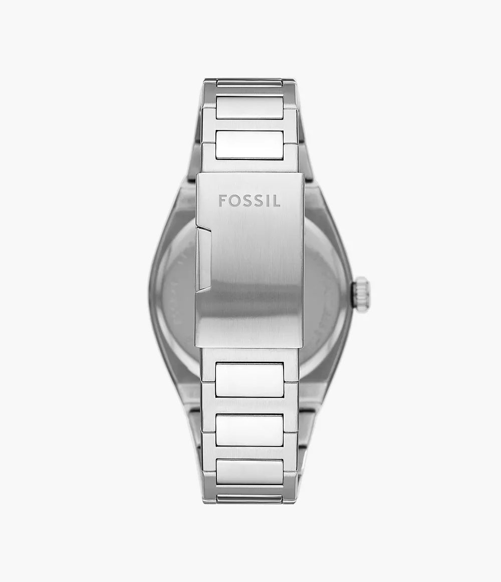 Fossil Everett ur 42mm sort kvartsstål FS5821