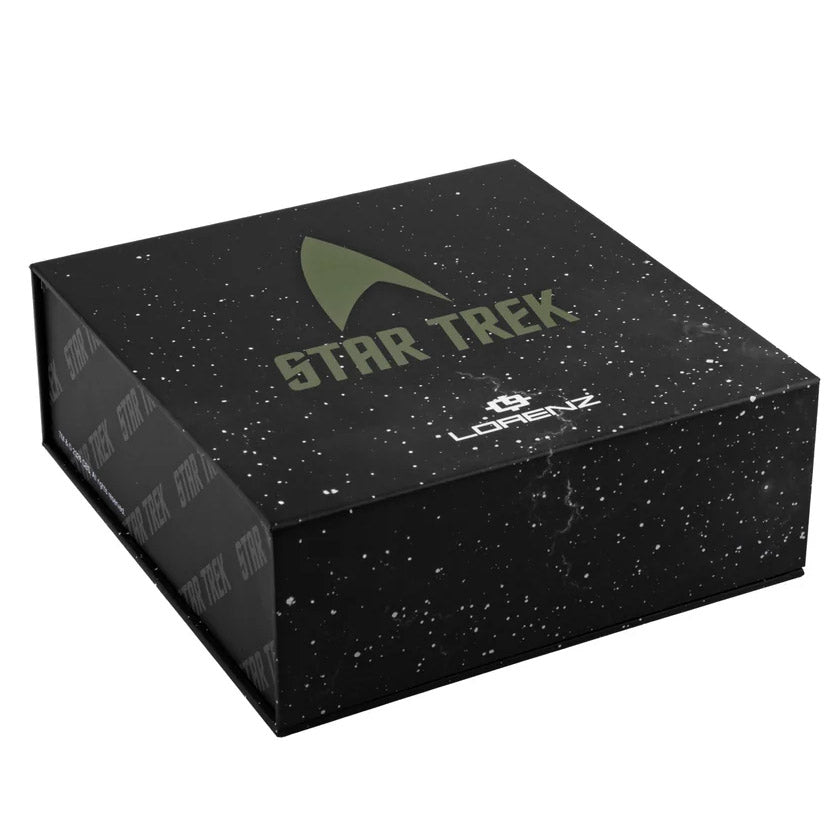 Lorenz STAR TREK Klingon Uhr 40x36 mm grüner Quarzstahl, grünes PVD-Finish 030287KL