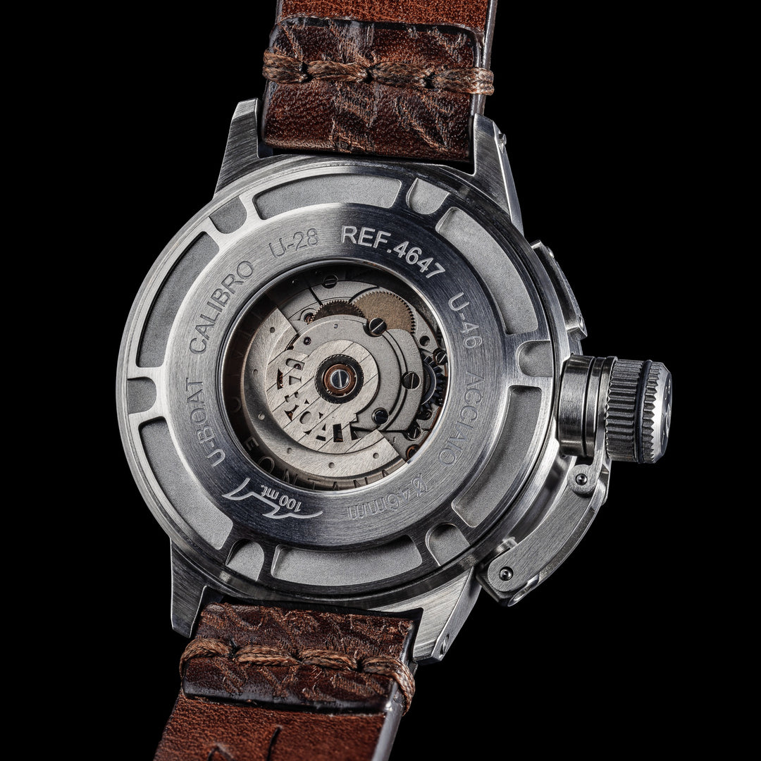 U-BOAT Classic watch U-46 46mm beige automatic steel 4647