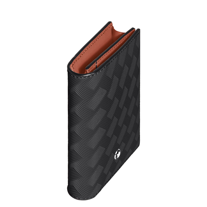 Montblanc kortholder 4 lommer Extreme læder sort/bauxit 223167