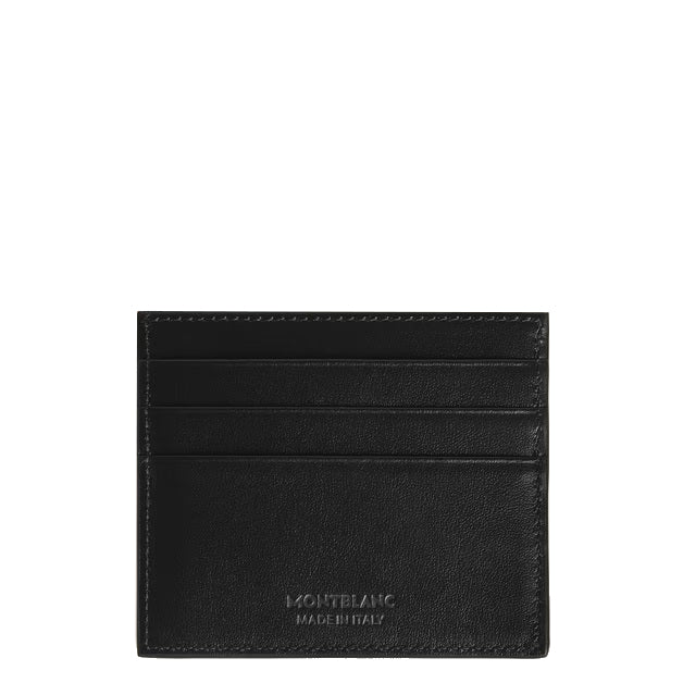 Montblanc 6-ficks korthållare i blått Meisterstück läder 221664