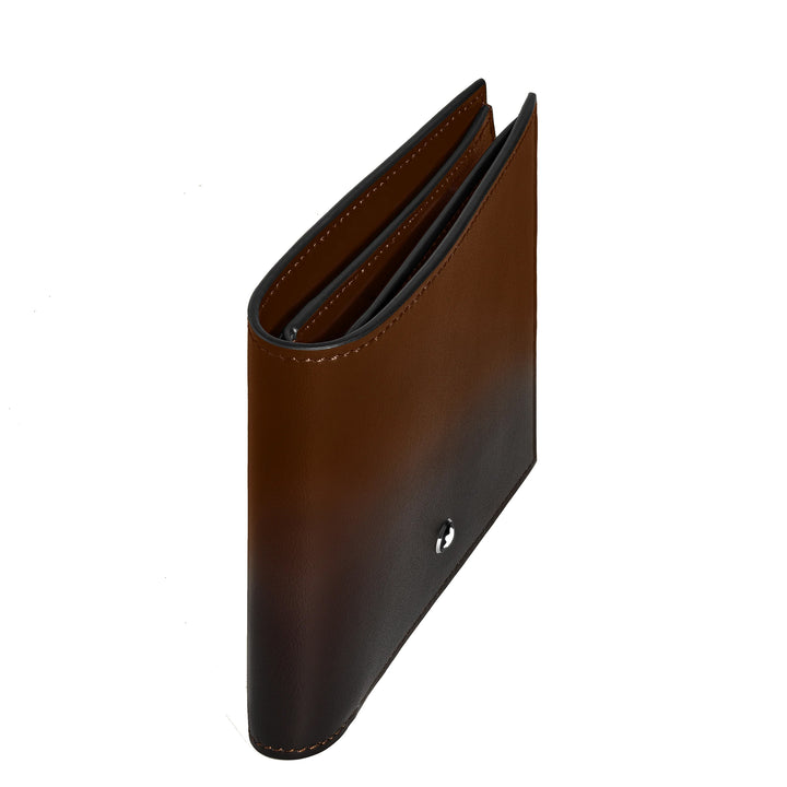 Montblanc wallet 8 compartments Meisterstück shaded brown 220317