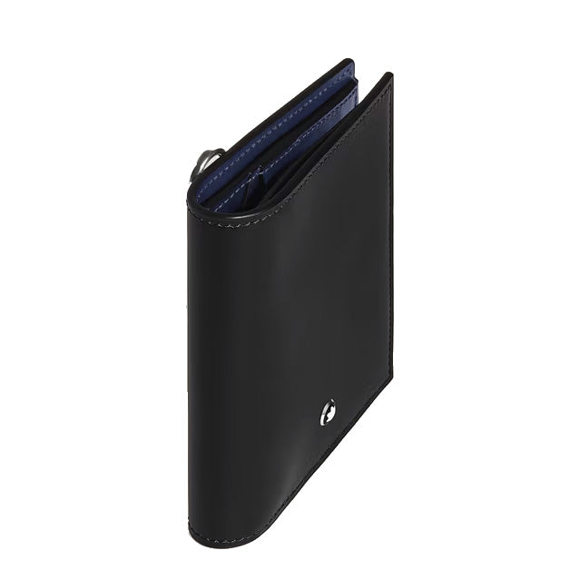 Montblanc compact wallet 6 pockets Meisterstück leather black 221322