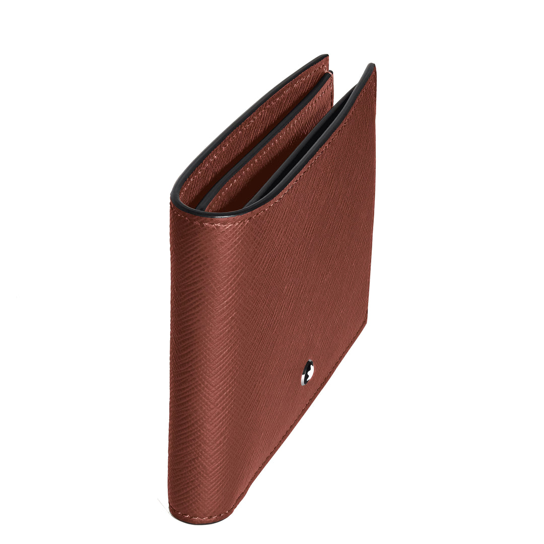 Montblanc pung 6 lommer sartorial læder rød eg 223011