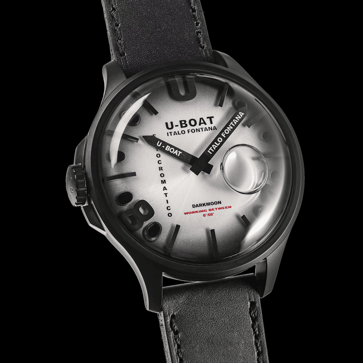 U-BOAT klocka Darkmoon Kama PVD Grå 46,50mm grå kvartsstål PVD grå 3339