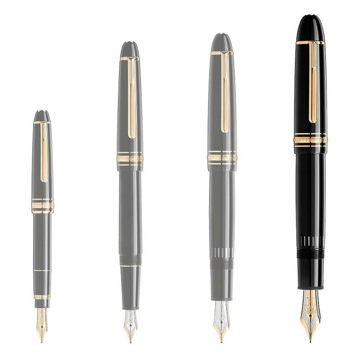 Montblanc fyldepen Meisterstück 149 guldfinish spids M 115384 ny reference 132113