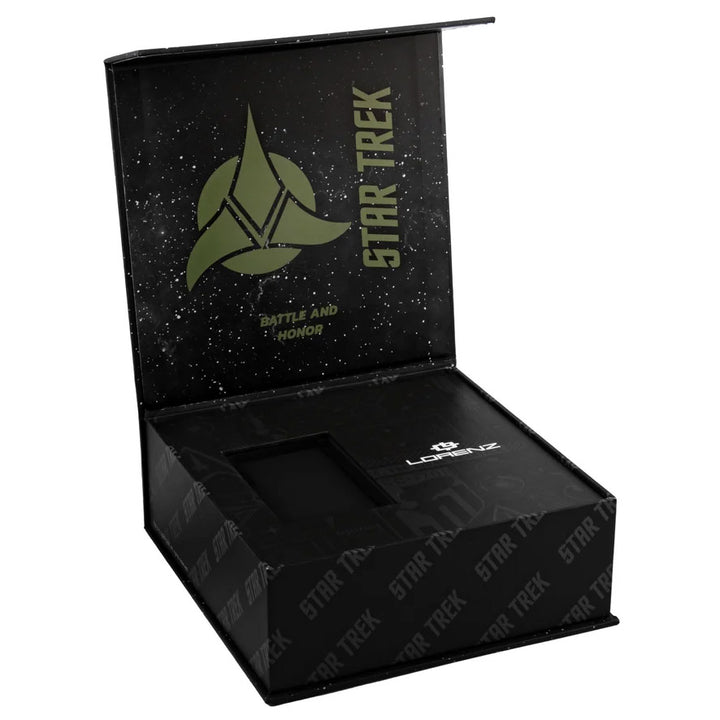 Lorenz STAR TREK Klingon Uhr 40x36 mm grüner Quarzstahl, grünes PVD-Finish 030287KL