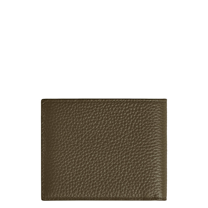 Montblanc plånbok med myntväska 4 fack khaki 220216