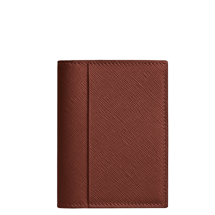 Montblanc kortholder 4 lommer Sartorial læder rød eg 223045