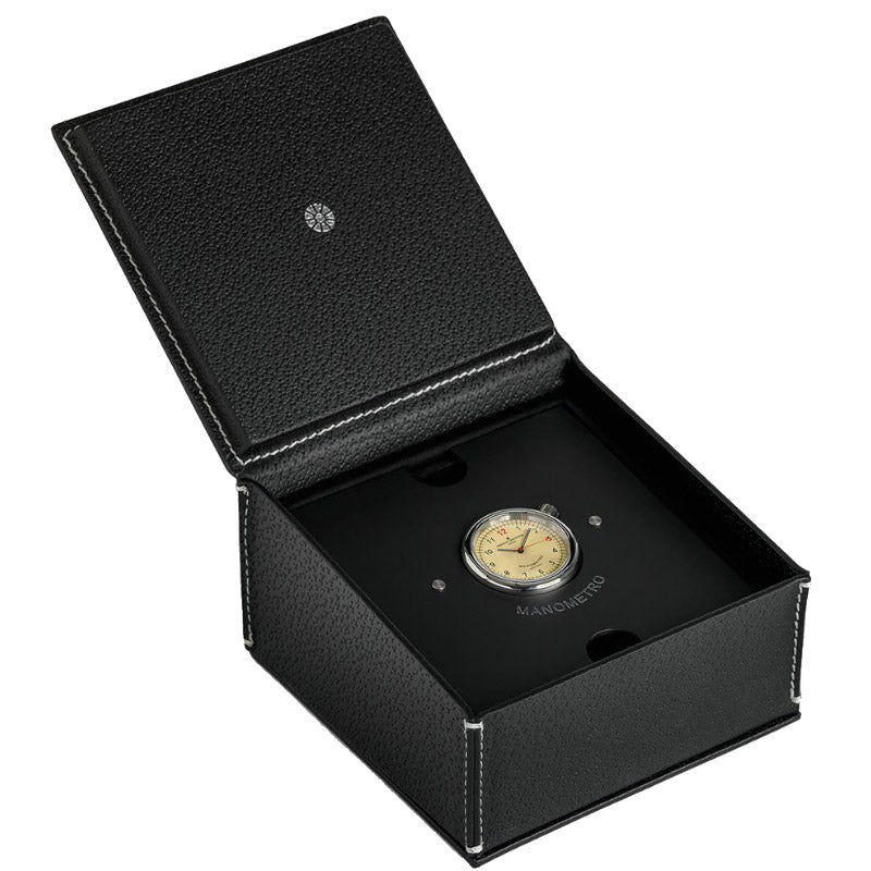 Giuliano Mazzuoli Manometeruhr 45 mm, schwarzer Automatikstahl, MRP02N