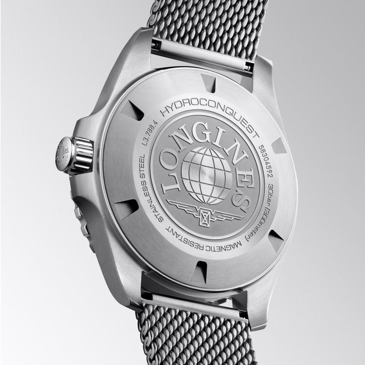 Longines Hydroconquest 42mm sort automatisk stålur L3.788.4.90.6