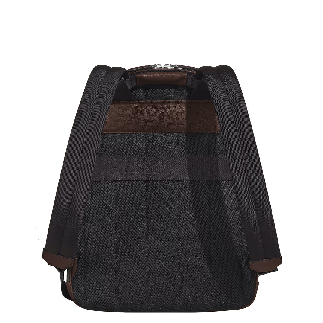 Montblanc medium rygsæk 3 rum Sartorial læder Ibenholt farve 222929