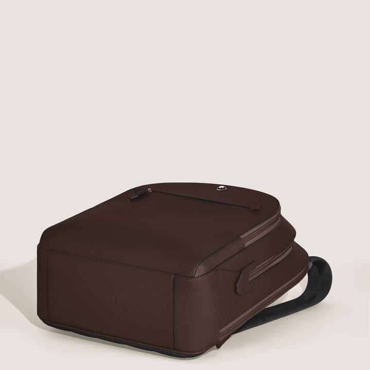 Montblanc medium rygsæk 3 rum Sartorial læder Ibenholt farve 222929