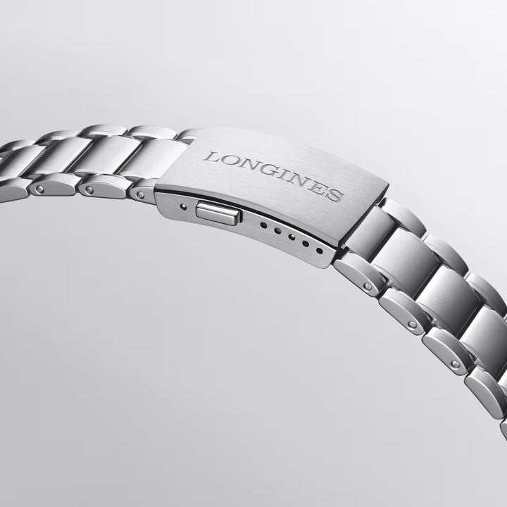 Longines watch Spirit Zulu Time 39mm anthracite automatic steel L3.802.4.60.6