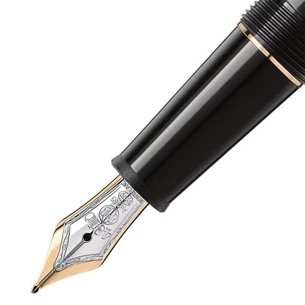 Montblanc fyldepen Meisterstück guldbelagt Classique spids M 132464