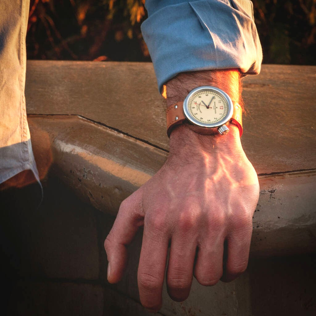 Giuliano Mazzuoli Manometeruhr 45 mm, schwarzer Automatikstahl, MRP02N