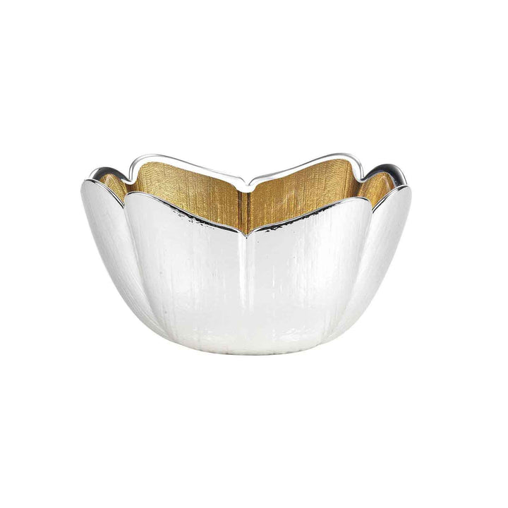 Argenese Glass Cup Tulip 22cm H.10cm Gold 1.753487