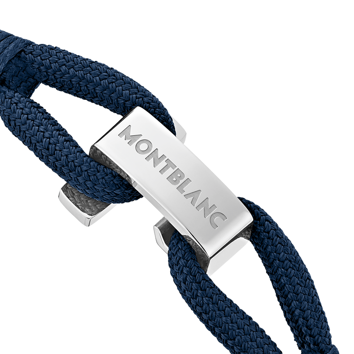 Montblanc Wrap Me Nylon Blue Wrap Armbånd og stålforanstaltninger S 12838360