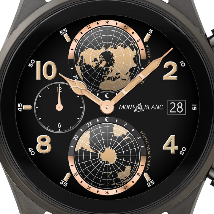 Montblanc Smartwatch Clock Summit 3 42mm Titanium and Rubber Strap 129267
