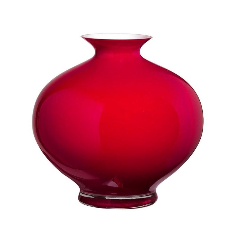 Kun lux vase aurora h 30cm rød ol0161
