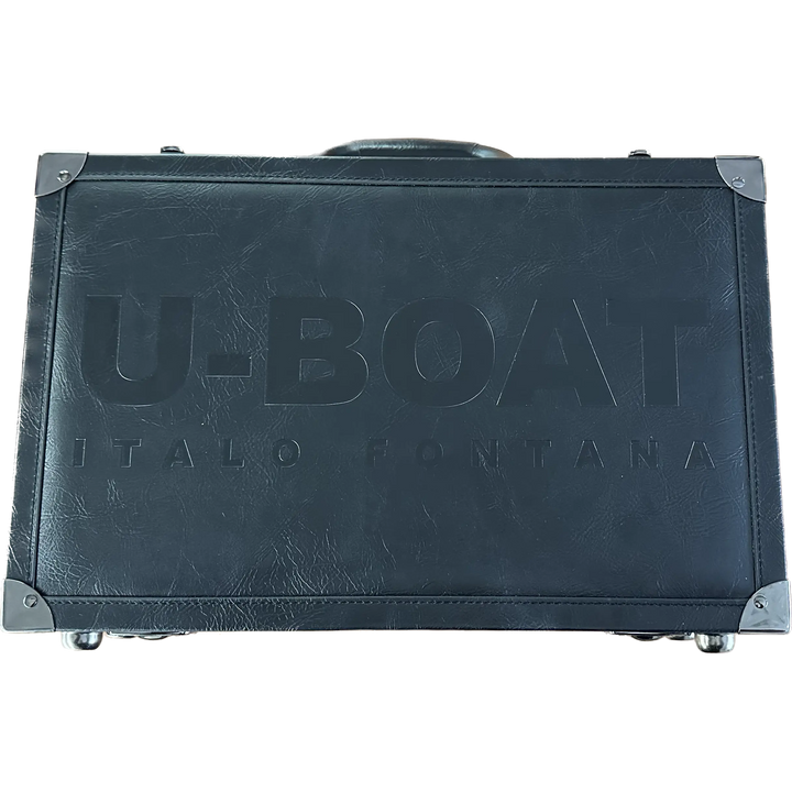 U-båd sort læderkuffert bringer 5 Uboat-001 rejseure