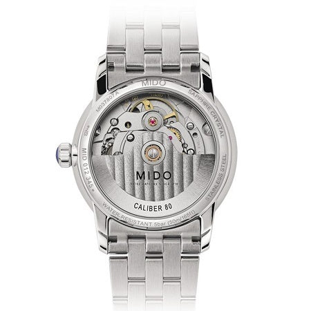 Mido Watch Baroncelli Lady halskæde 33mm indfødte Automatiske Diamonds Steel M037.807.11.031.00