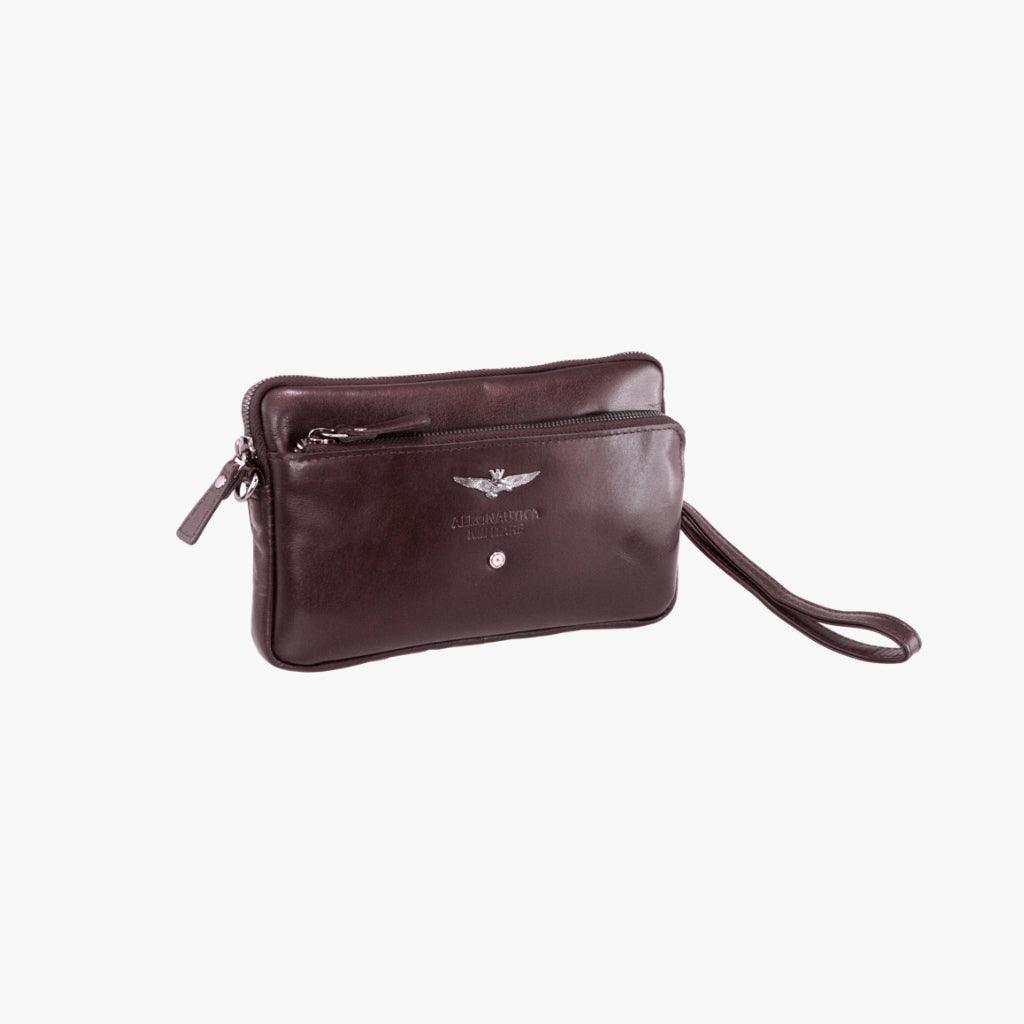 Aeronautica Militare Pochette uomo in pelle linea Vintage AM356-MO - Capodagli 1937