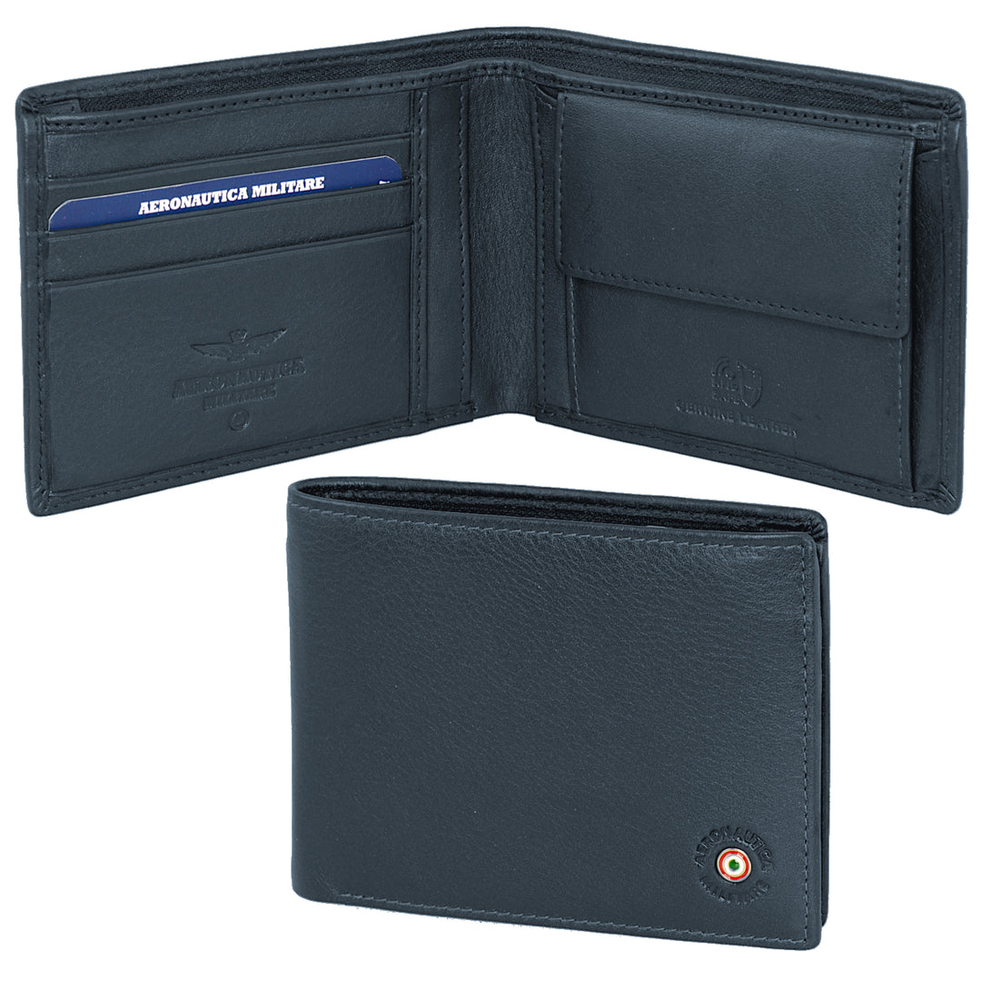 Luftforsvarets læder tegnebøger med kreditkreditkort AM132-BL kreditkort
