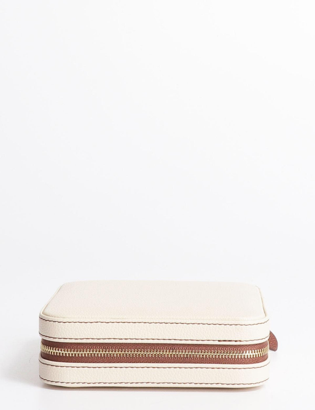 Astuccio portagioie Friedrich23 Ascot con zip Ivory White 26113-1 - Capodagli 1937