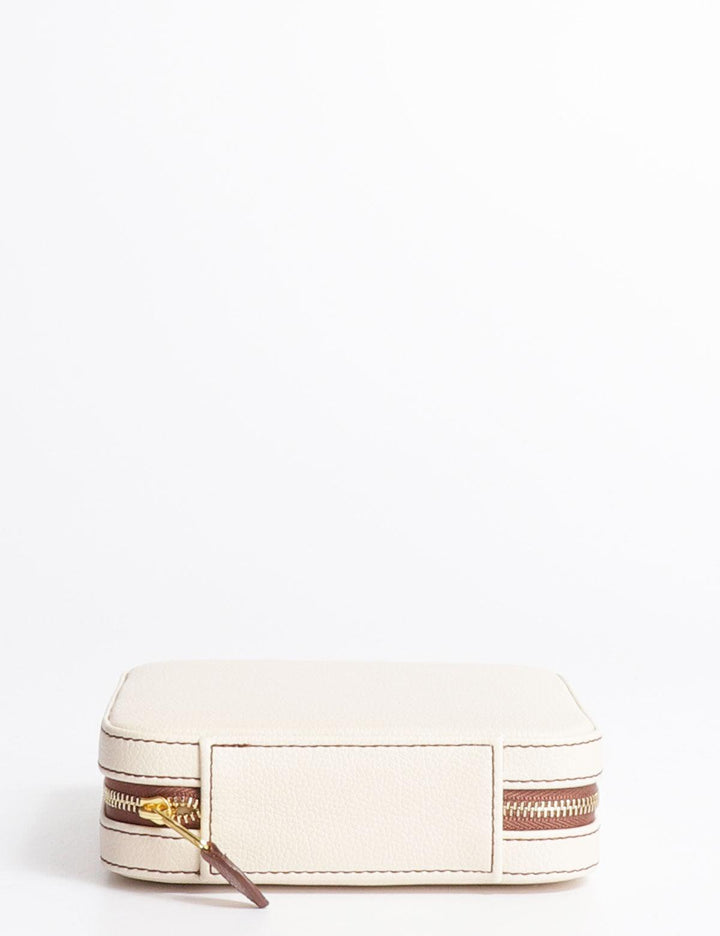 Astuccio portagioie Friedrich23 Ascot con zip Ivory White 26113-1 - Capodagli 1937