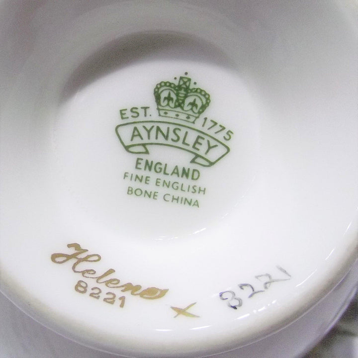 Aynsley England 1 tazza da tè decoro oro zecchino porcellana fine english bone china A-0059 - Gioielleria Capodagli