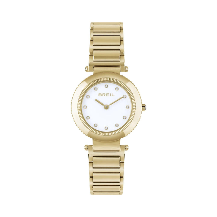 Breil orologio Pivot 32mm bianco quarzo acciaio finitura IP gold TW1962 - Capodagli 1937