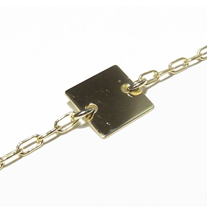 Capodagli collana I-Tag Elementi argento 925 finitura PVD oro giallo CPD-COL-ARG-0001-G - Capodagli 1937