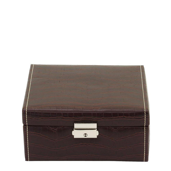 Cofanetto porta orologi Friedrich23 6 posti stampa cocco Testa di moro 20121-3 - Capodagli 1937