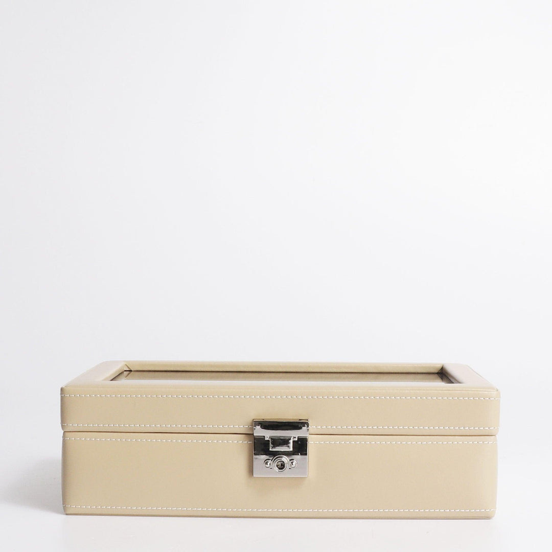 Cofanetto porta orologi Friedrich23 Cordoba 10 posti Beige 26215-8 - Capodagli 1937