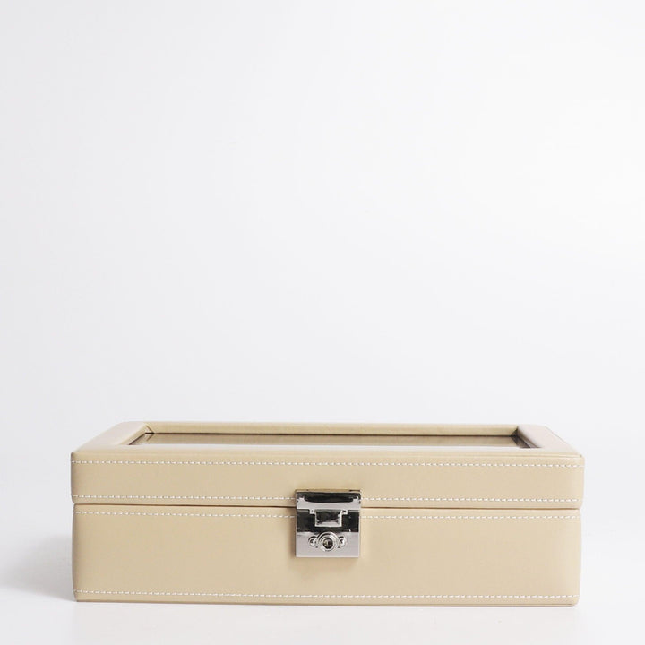 Cofanetto porta orologi Friedrich23 Cordoba 10 posti Beige 26215-8 - Capodagli 1937