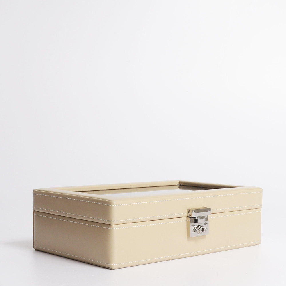Cofanetto porta orologi Friedrich23 Cordoba 10 posti Beige 26215-8 - Capodagli 1937