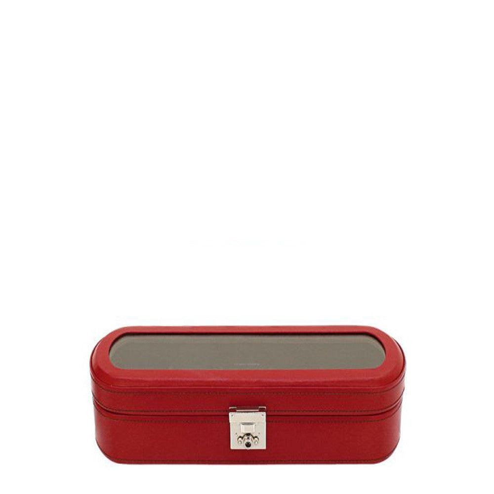 Cofanetto porta orologi Friedrich23 Cordoba 5 posti Rosso 26393-4 - Capodagli 1937
