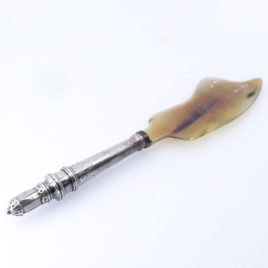 Coltello dolce Sheffield estremità  in corno A-0654-B - Gioielleria Capodagli