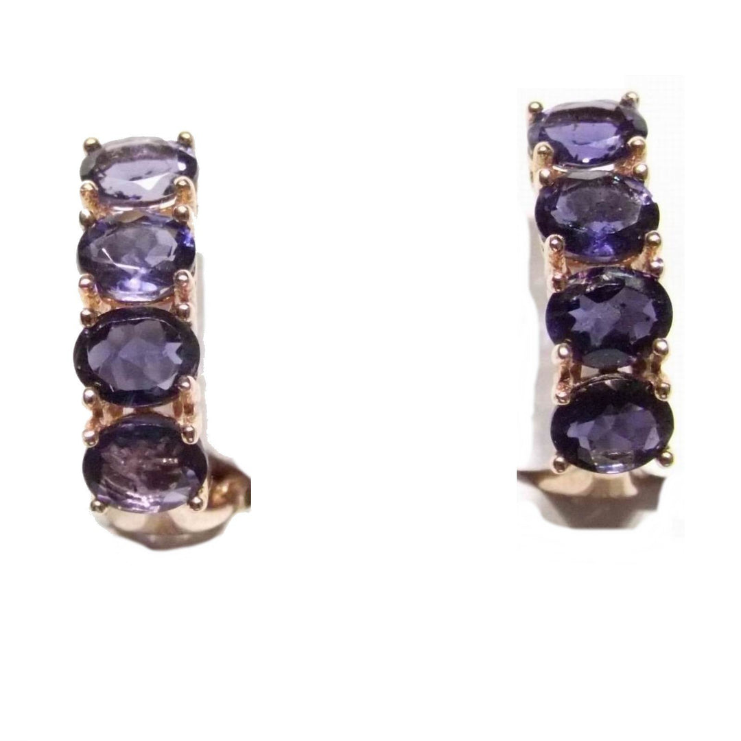 Crisor orecchini argento 925 iolite CR-OR-29 - Gioielleria Capodagli